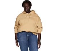 Tommy Hilfiger Women’s Regular Fit Logo Hoodie, Green (Classic Khaki), 20