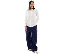 Tommy Hilfiger Women’s Regular Fit Poplin Shirt with Pointed Collar, White (Th Optic White), 46