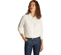 Tommy Hilfiger Women’s Regular Fit Soft Viscose Shirt, Off-White (Ivory Petal), 14