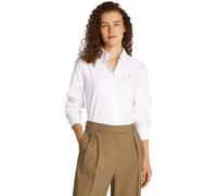 Tommy Hilfiger Women’s Relaxed Fit Oxford Shirt, White (Th Optic White), 10