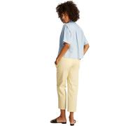 Tommy Hilfiger Women’s Short Sleeve Relaxed Fit Linen Shirt, Blue (Breezy Blue), 4
