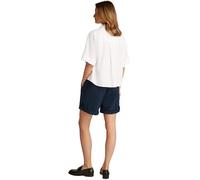 Tommy Hilfiger Women’s Short Sleeve Relaxed Fit Linen Shirt, White (Th Optic White), 12
