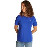Tommy Hilfiger Women’s Short Sleeve Round Neck Contrast Flag T-Shirt, Blue (Noble Blue), S