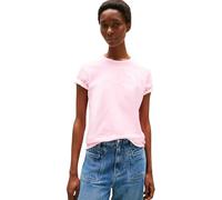 Tommy Hilfiger Women’s Short Sleeve Round Neck Script T-Shirt, Pink (Classic Pink), M