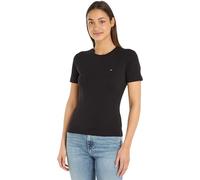 Tommy Hilfiger for woman. WW0WW40587 Cody short sleeve t-shirt black (S), Casual, Organic Cotton, Sustainable