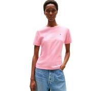 Tommy Hilfiger Women’s Short Sleeve Round Neck Slim Cody T-Shirt, Pink (Classic Pink), S