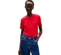 Tommy Hilfiger Women’s Short Sleeve Round Neck Slim Cody T-Shirt, Red (Primary Red), XXS
