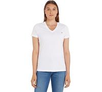 Tommy Hilfiger Heritage Short Sleeve V Neck T-shirt White L Woman