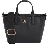 Tommy Hilfiger Women’s Soft Logo Mini Tote Bag, Black (Black), One Size