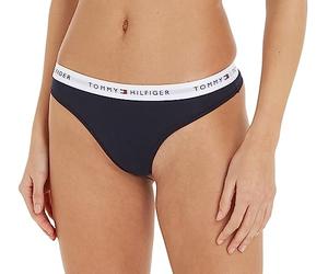 Tommy Hilfiger Women’s Thong, Blue (Desert Sky), XS