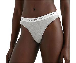 Tommy Hilfiger Women’s Thong, Grey (Light Grey Heather), L