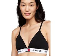 Tommy Hilfiger Women’s Triangle Bra with Logo Underband, Black (Black), XL