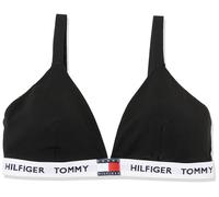 Tommy Hilfiger Women’s Triangle Bra with Logo Underband, Black (Black), XL