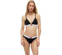 Tommy Hilfiger Women’s Triangle Bra with Logo Underband, Black (Black), XL