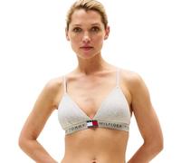 Tommy Hilfiger Women’s Triangle Bra with Logo Underband, Grey (Light Grey Heather), XL