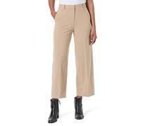 Tommy Hilfiger Women’s Wide Leg Cropped Trousers, Beige (Beige), 38W