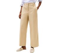 Tommy Hilfiger Women’s Wide Leg Cropped Trousers, Beige (Beige), 44W