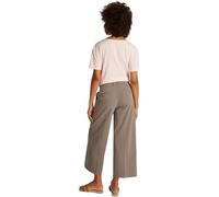 Tommy Hilfiger Women’s Wide Leg Cropped Trousers, Brown (Tundra Brown), 38W