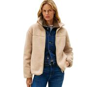 Tommy Hilfiger Women’s Zip Up Teddy Fleece with Stand Collar