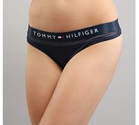 Tommy Hilfiger Women Sheer Flex Cotton Thong, Navy