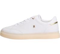 Tommy Hilfiger Women Th Chic Sneaker Elevated FW0FW09400 Low Top, White, 7.5