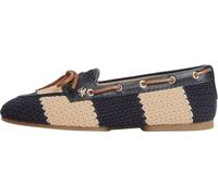 Tommy Hilfiger Women Th Flex Boat Shoe Crochet FW0FW09506 Boat Shoes, Blue, 7.5
