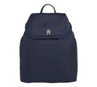 Tommy Hilfiger Women TH Flow Flap Backpack Small, Blue (Space Blue), One Size