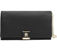 Tommy Hilfiger TH Her Womens Chain Crossover Bag - Black - Black - One Size