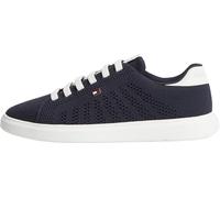 Tommy Hilfiger Women Th Icon Light Knit Sneaker FW0FW09401 Low Top, Blue, 6