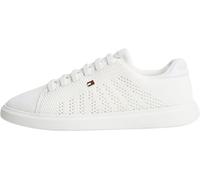 Tommy Hilfiger Women Th Icon Light Knit Sneaker FW0FW09401 Low Top, White, 6