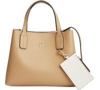 Tommy Hilfiger Women Th Icon Mini Satchel AW0AW18722 Satchel, KHAKI, One Size
