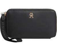 Tommy Hilfiger Women Th Logotape Compact Zip Around AW0AW18699 Other Wallets, Black, One Size