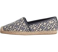 Tommy Hilfiger Women Th Monogram Jacquard Espadrille FW0FW09501 Espadrilles, Blue, 6