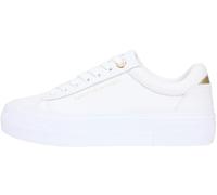 Tommy Hilfiger Women TH Platform Sneaker Tumbled LTR FW0FW09018 Low Top, White (White), 36