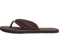 Tommy Hilfiger Women Th Scandi Soft Summer Sandal FW0FW09421 Flip Flops, BROWN, 7