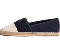 Tommy Hilfiger Women Th Script Crochet Espadrille FW0FW09502 Espadrilles, Blue, 6.5