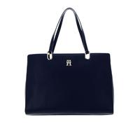 Tommy Hilfiger Women TH Timeless Satchel Bag with Interior Pockets, Blue (Space Blue), One Size