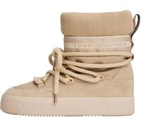 Tommy Hilfiger Women TOMMYTECH LOGOTAPE SNOWBOOT WARM FW0FW08998 Outdoor Boots, Beige (Horseradish), 7.5