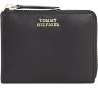 Tommy Hilfiger Women Wallet Hilfiger Leather Med Za Small, Black (Black), One Size