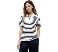 Tommy Hilfiger Women's 1985 Reg Pique Polo Ss Ww0Ww43224 S/S Polo, Blue (Breton STP Ecru/Dark Night Navy), XL