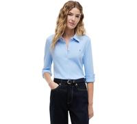 Tommy Hilfiger Women's 1985 Slim Pique Btn Down Ls Ww0Ww43528 L/S Shirt, Blue (Vessel Blue), M