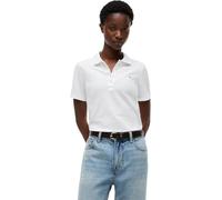 Tommy Hilfiger Women’s 1985 Short Sleeve Slim Fit Polo Shirt, White (Th Optic White), M