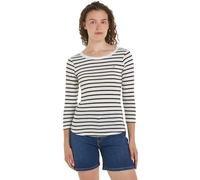 Tommy Hilfiger Women's 1985 Slim Slub Open-nk 3/4 SLV Ww0ww37861 L/S Knit Tops