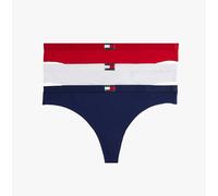 Tommy Hilfiger Womens 3 PACK THONG Multicoloured - Medium