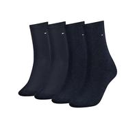 Tommy Hilfiger Women's 4 Pack Ecom Classic sock, jeans blue, 8-Jun UK