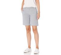 Tommy Hilfiger Women's 9” Hollywood, Standard and Plus Size Shorts Casual, Blue/White, 4 (Pack of 2)