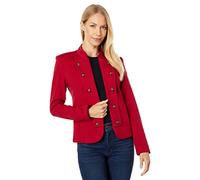 Tommy Hilfiger Women's Band Jacket, Chili Pepper, XS