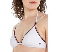Tommy Hilfiger Women's Bandeau Bikini Top Unpadded, White (Th Optic White), M