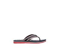 Tommy Hilfiger Women's Beach Flip Flops, Blue (Space Blue), 3,5