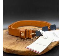 Tommy Hilfiger Womens Belt Leather Jeans Belt Beige